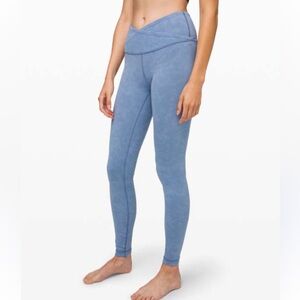 Lululemon Always On High Rise Crisscross Waist Leggings Tights Womens size 6